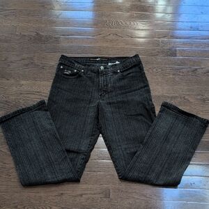 Vintage 1990s/Y2K Black Wide leg Straight Denim Jeans Size 33 -Made In Canada